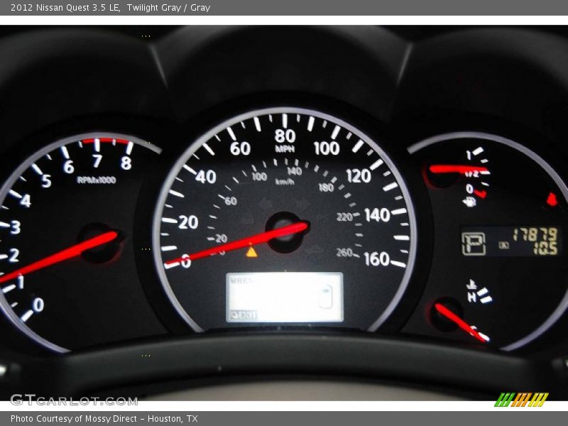 Twilight Gray / Gray 2012 Nissan Quest 3.5 LE