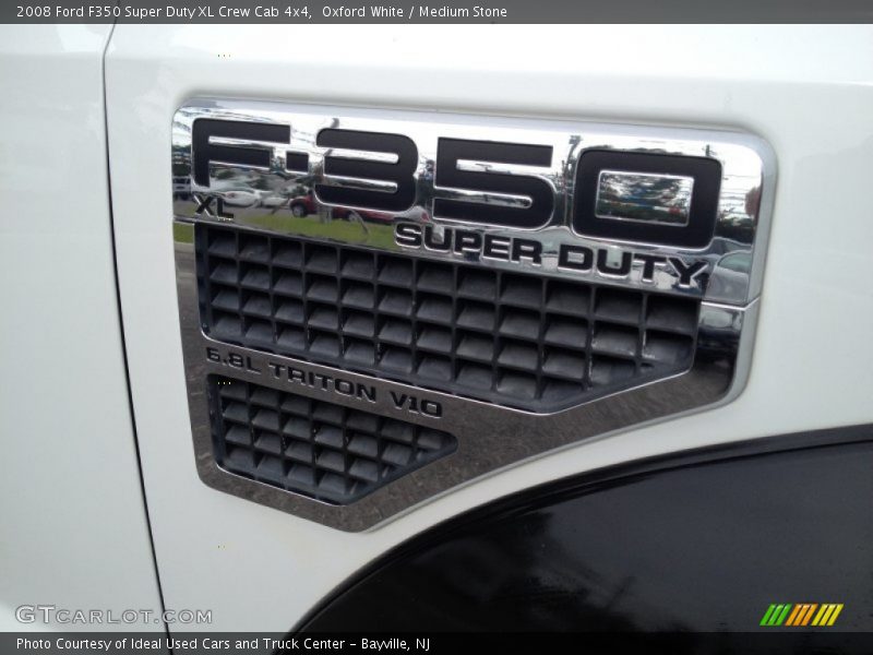 Oxford White / Medium Stone 2008 Ford F350 Super Duty XL Crew Cab 4x4