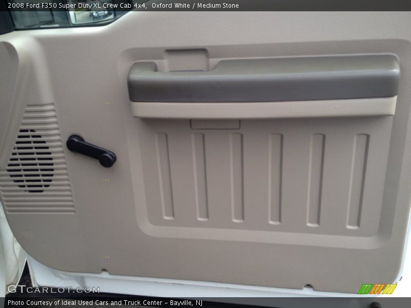 Oxford White / Medium Stone 2008 Ford F350 Super Duty XL Crew Cab 4x4