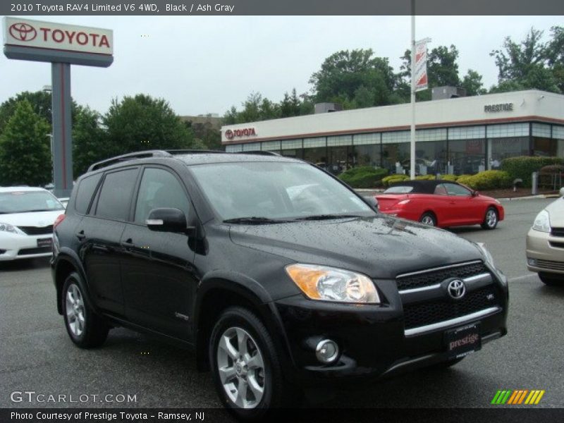 Black / Ash Gray 2010 Toyota RAV4 Limited V6 4WD