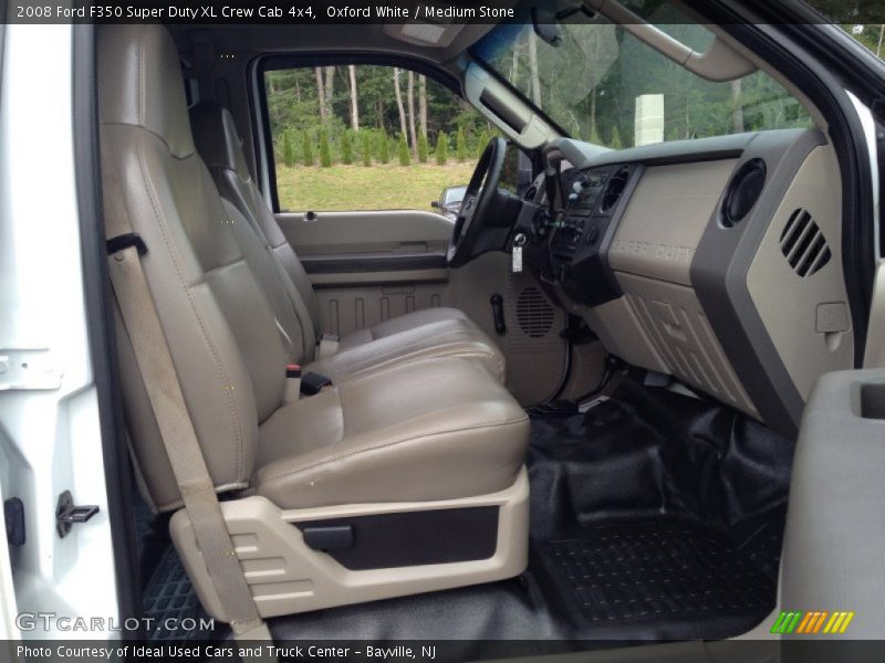 Oxford White / Medium Stone 2008 Ford F350 Super Duty XL Crew Cab 4x4