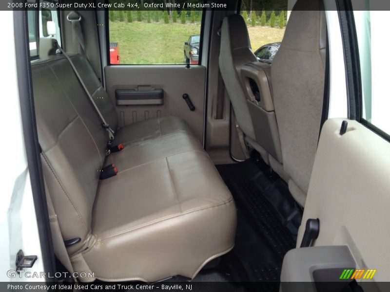 Oxford White / Medium Stone 2008 Ford F350 Super Duty XL Crew Cab 4x4