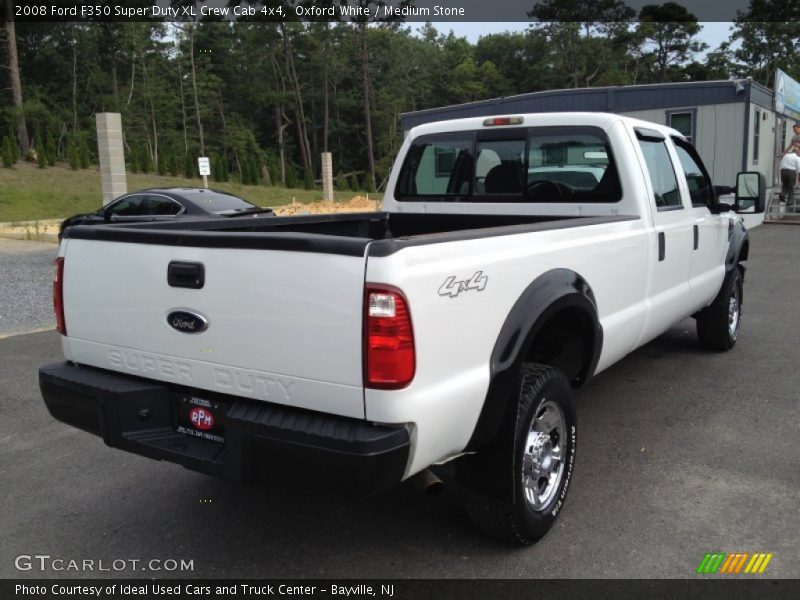 Oxford White / Medium Stone 2008 Ford F350 Super Duty XL Crew Cab 4x4