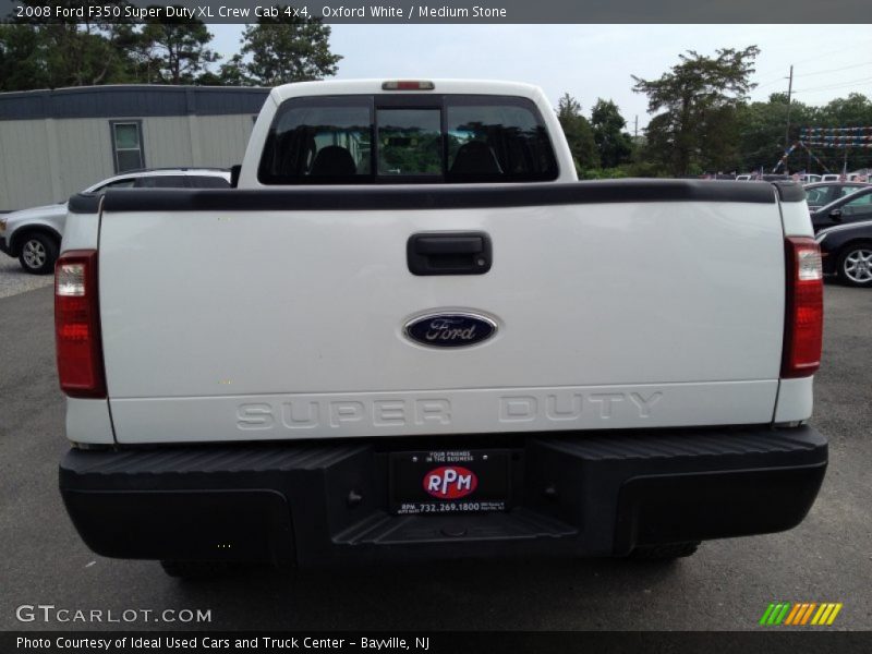 Oxford White / Medium Stone 2008 Ford F350 Super Duty XL Crew Cab 4x4