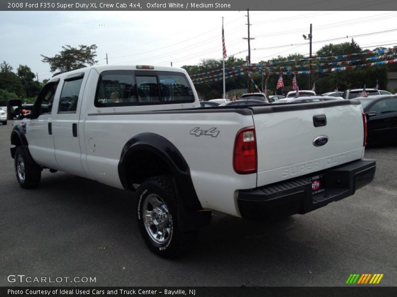 Oxford White / Medium Stone 2008 Ford F350 Super Duty XL Crew Cab 4x4