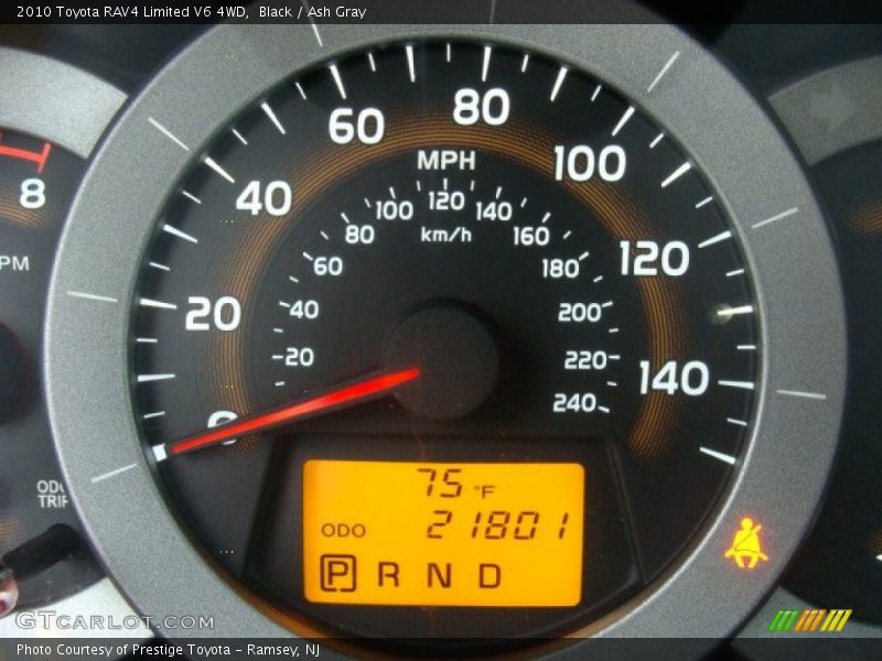 Black / Ash Gray 2010 Toyota RAV4 Limited V6 4WD