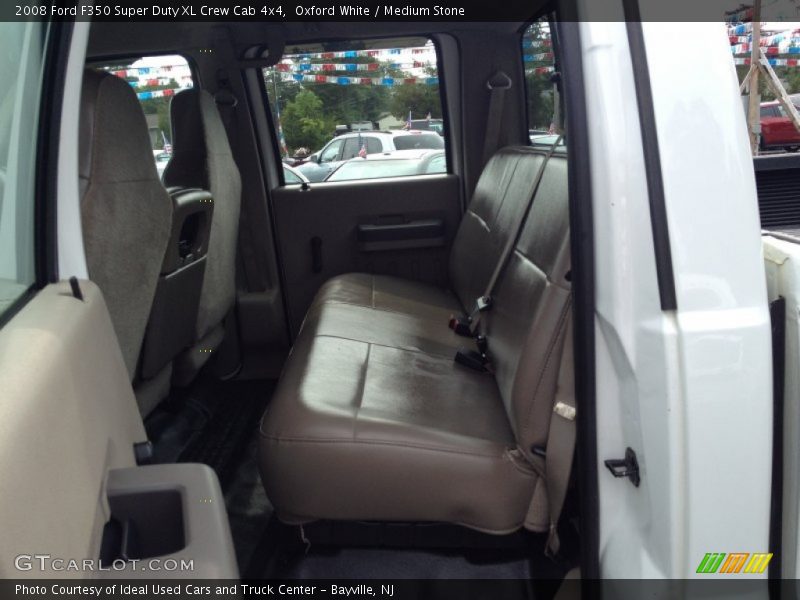 Oxford White / Medium Stone 2008 Ford F350 Super Duty XL Crew Cab 4x4