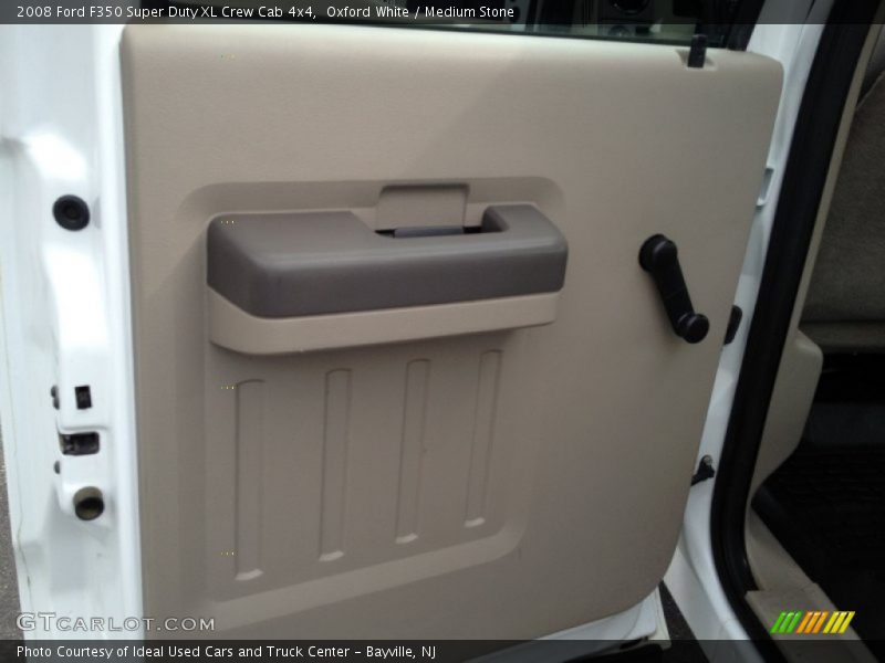 Oxford White / Medium Stone 2008 Ford F350 Super Duty XL Crew Cab 4x4