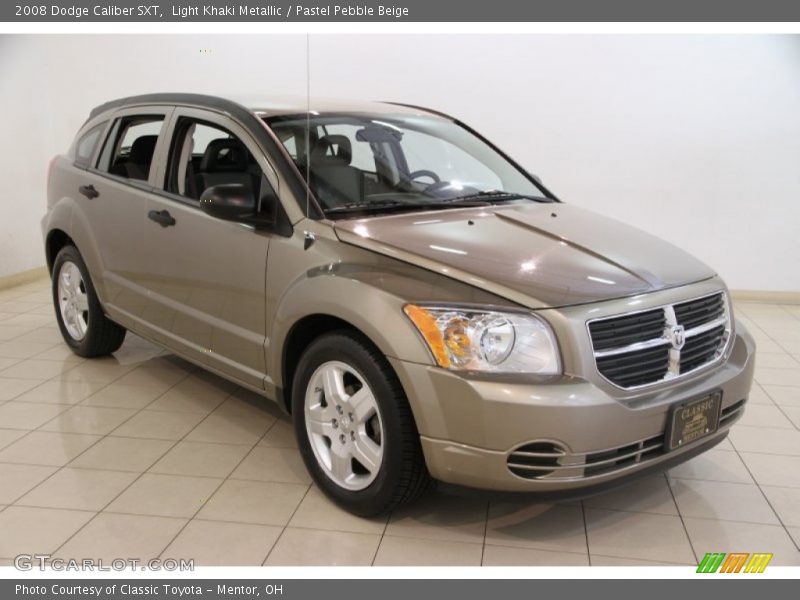 Light Khaki Metallic / Pastel Pebble Beige 2008 Dodge Caliber SXT