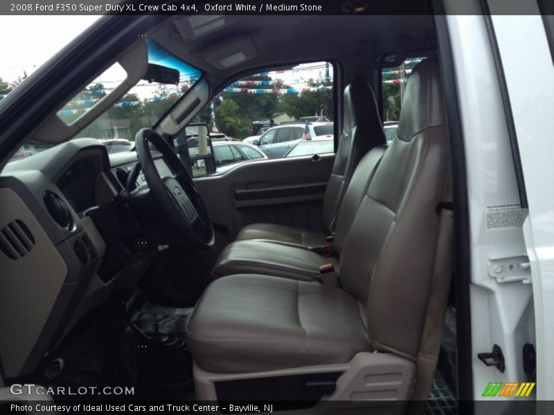 Oxford White / Medium Stone 2008 Ford F350 Super Duty XL Crew Cab 4x4