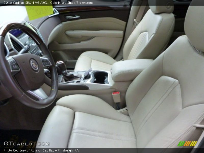 Gold Mist / Shale/Brownstone 2010 Cadillac SRX 4 V6 AWD