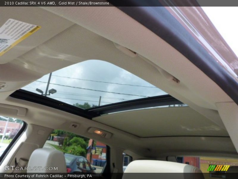 Gold Mist / Shale/Brownstone 2010 Cadillac SRX 4 V6 AWD