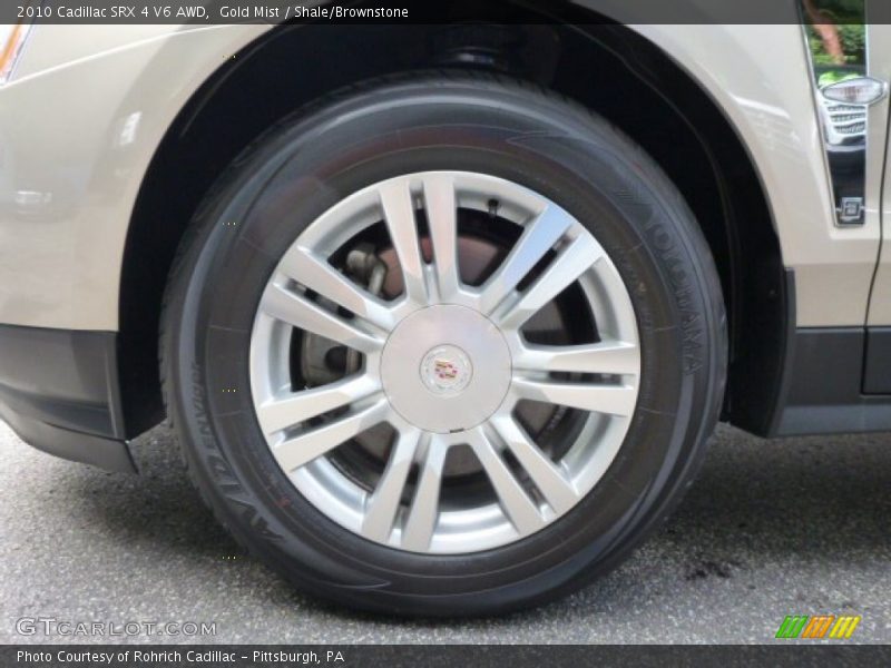 Gold Mist / Shale/Brownstone 2010 Cadillac SRX 4 V6 AWD
