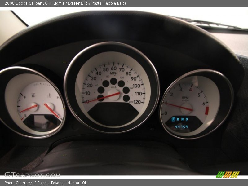 Light Khaki Metallic / Pastel Pebble Beige 2008 Dodge Caliber SXT