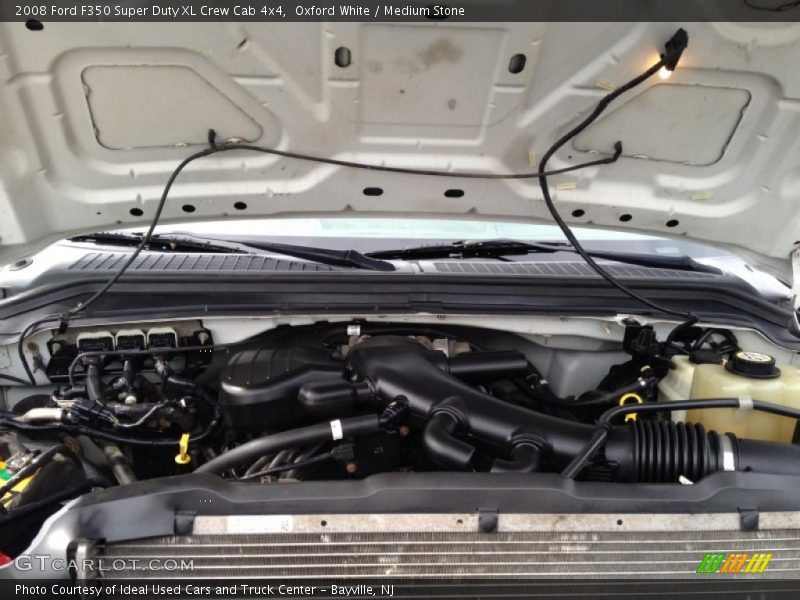Oxford White / Medium Stone 2008 Ford F350 Super Duty XL Crew Cab 4x4