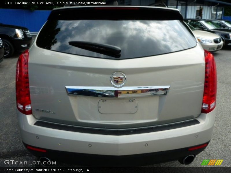 Gold Mist / Shale/Brownstone 2010 Cadillac SRX 4 V6 AWD