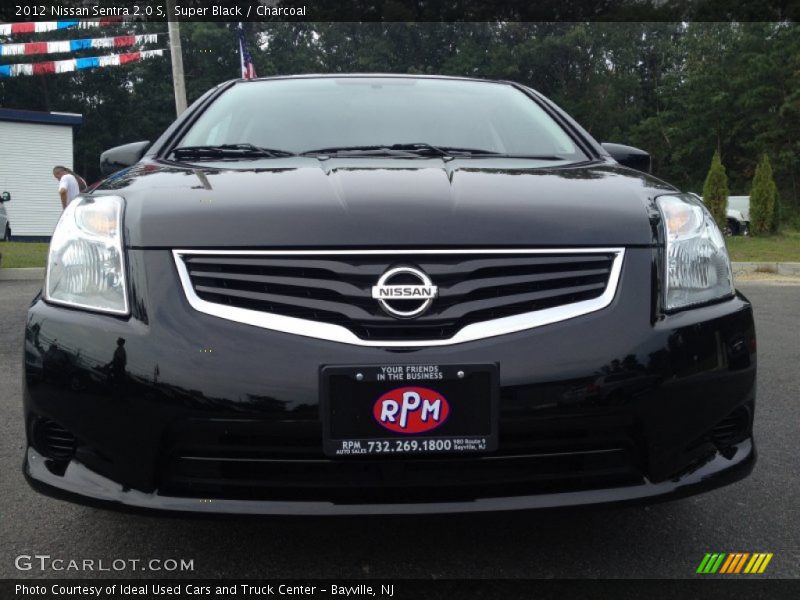 Super Black / Charcoal 2012 Nissan Sentra 2.0 S