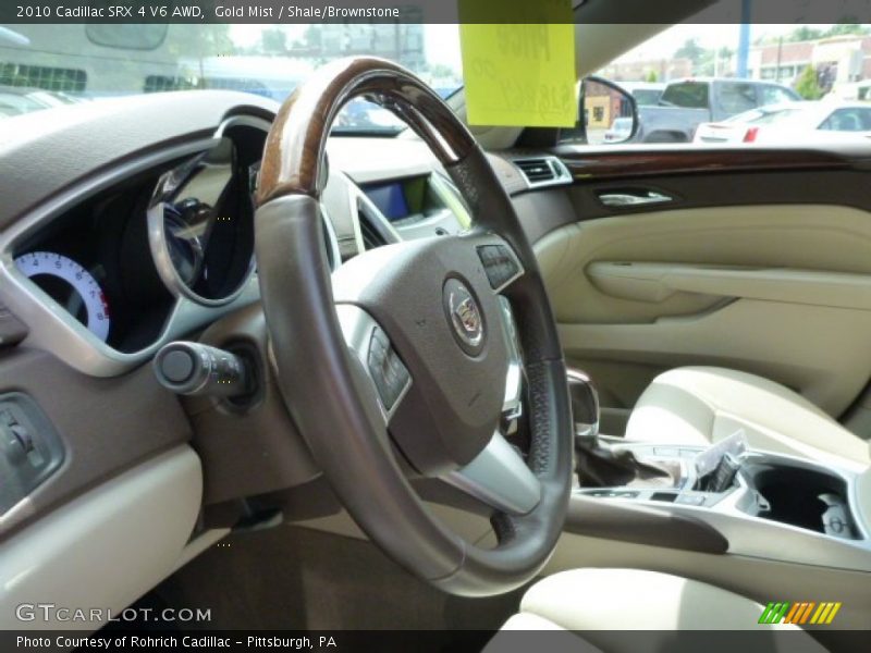 Gold Mist / Shale/Brownstone 2010 Cadillac SRX 4 V6 AWD