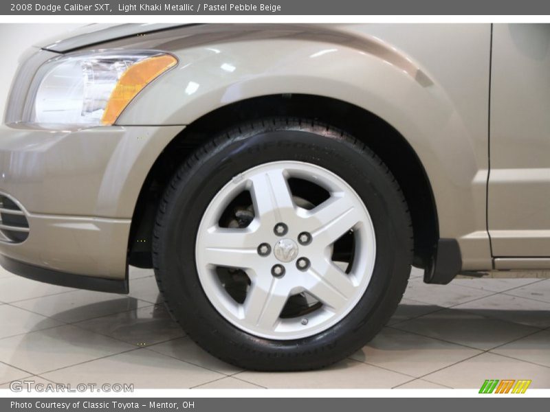 Light Khaki Metallic / Pastel Pebble Beige 2008 Dodge Caliber SXT