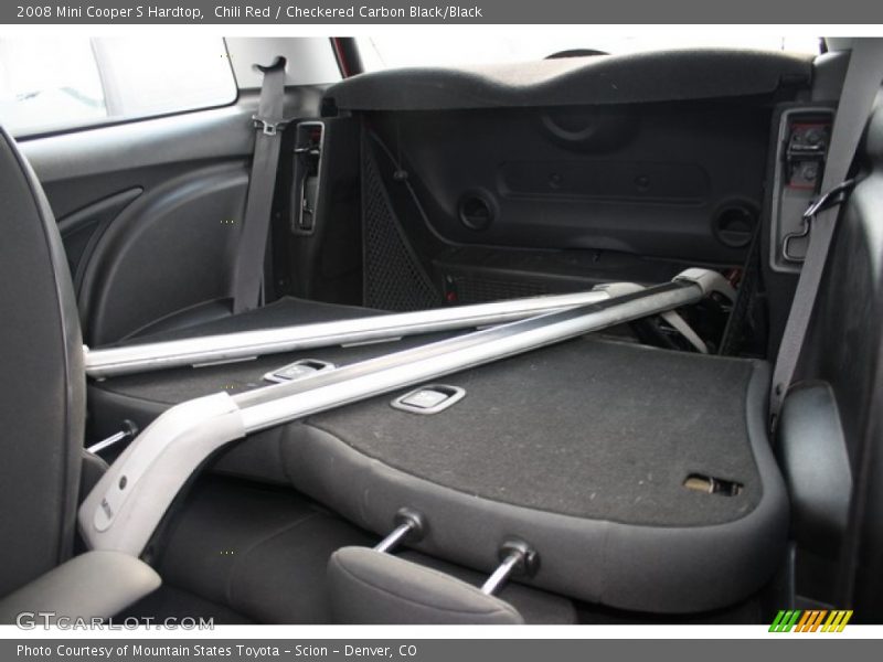 Chili Red / Checkered Carbon Black/Black 2008 Mini Cooper S Hardtop