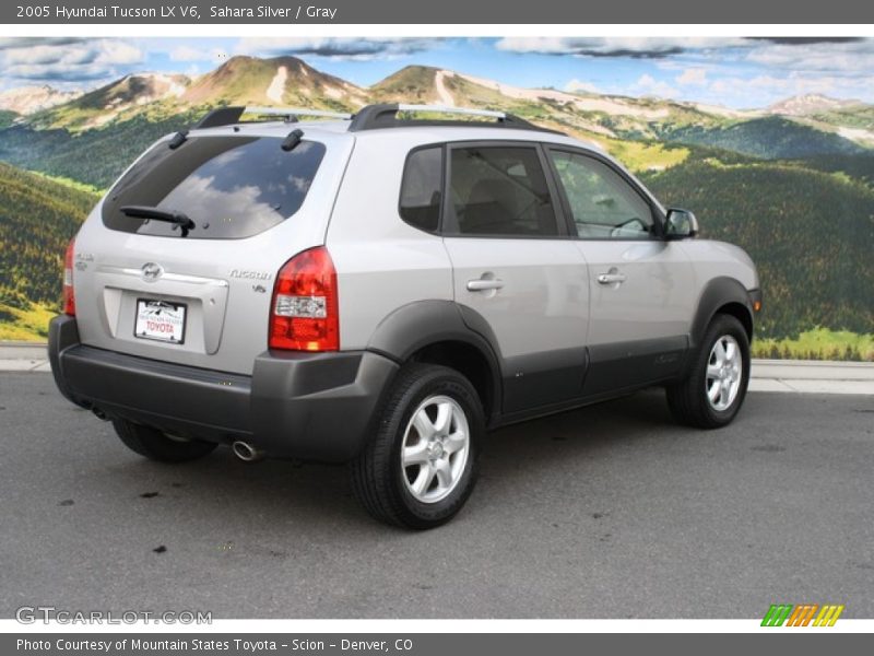 Sahara Silver / Gray 2005 Hyundai Tucson LX V6