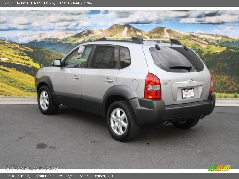 Sahara Silver / Gray 2005 Hyundai Tucson LX V6