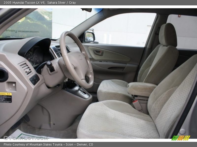 Sahara Silver / Gray 2005 Hyundai Tucson LX V6