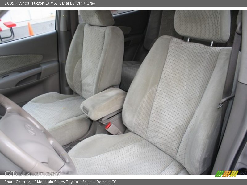Sahara Silver / Gray 2005 Hyundai Tucson LX V6