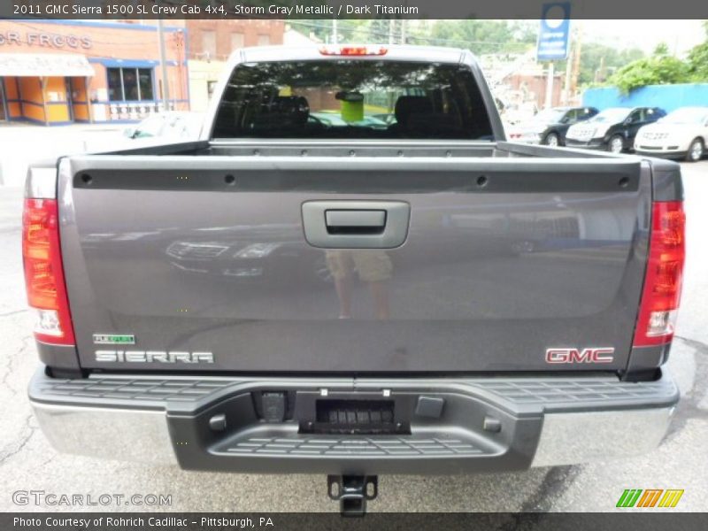 Storm Gray Metallic / Dark Titanium 2011 GMC Sierra 1500 SL Crew Cab 4x4