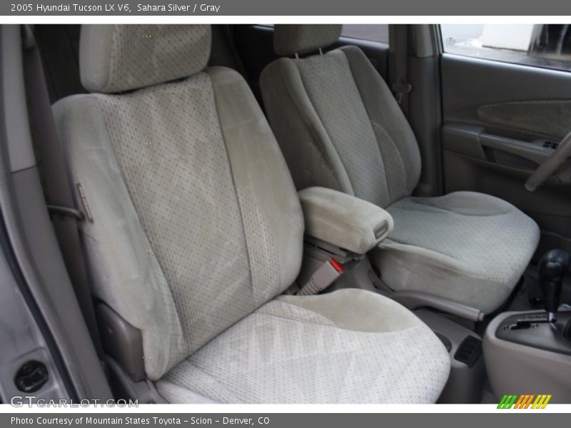 Sahara Silver / Gray 2005 Hyundai Tucson LX V6