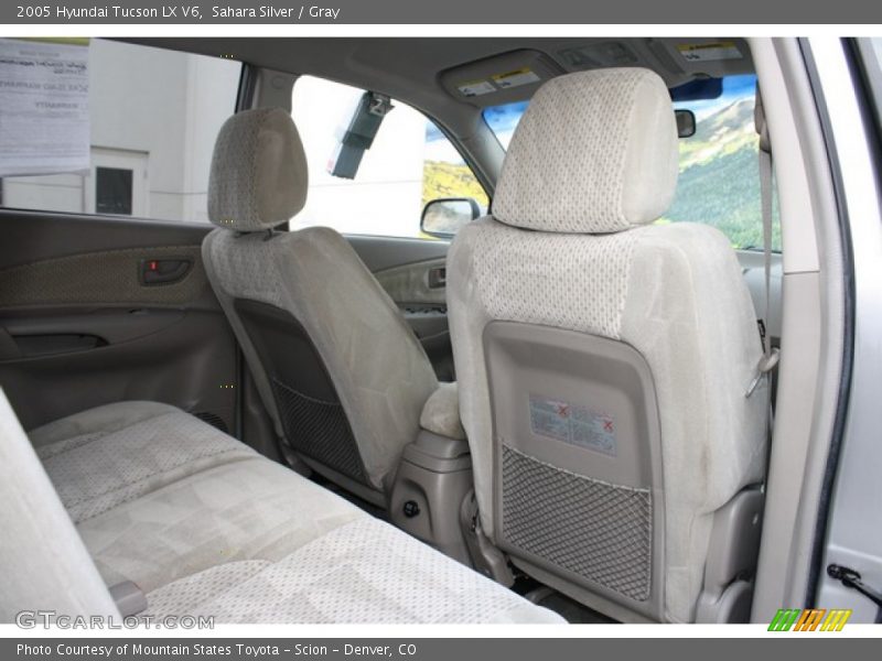 Sahara Silver / Gray 2005 Hyundai Tucson LX V6