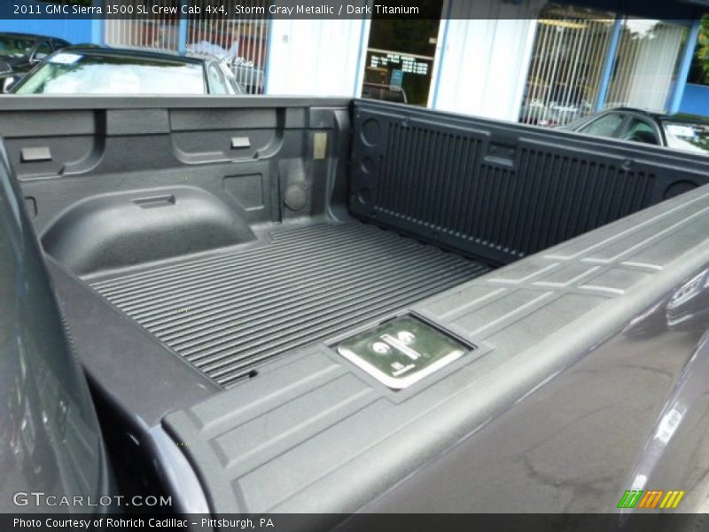 Storm Gray Metallic / Dark Titanium 2011 GMC Sierra 1500 SL Crew Cab 4x4