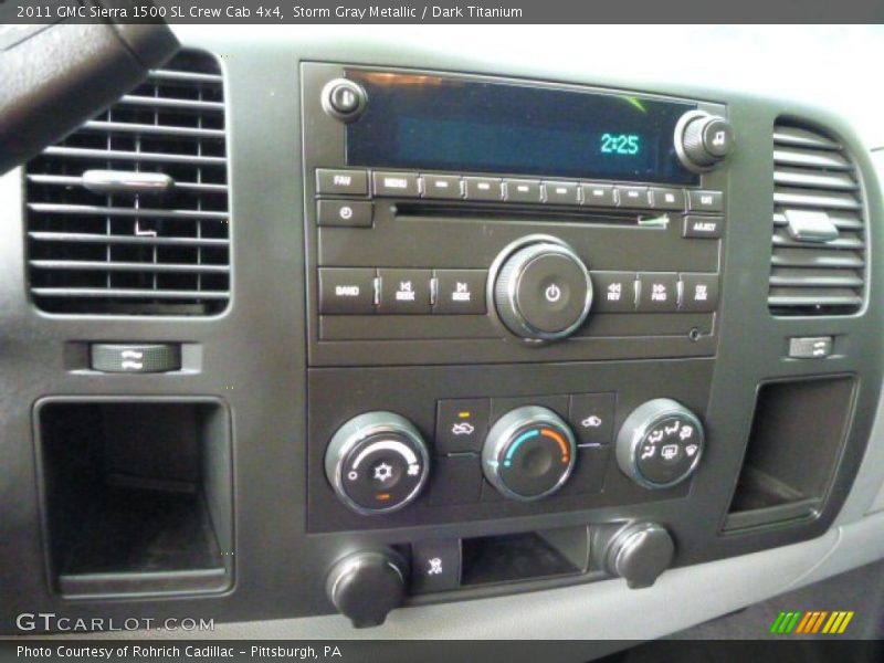 Storm Gray Metallic / Dark Titanium 2011 GMC Sierra 1500 SL Crew Cab 4x4