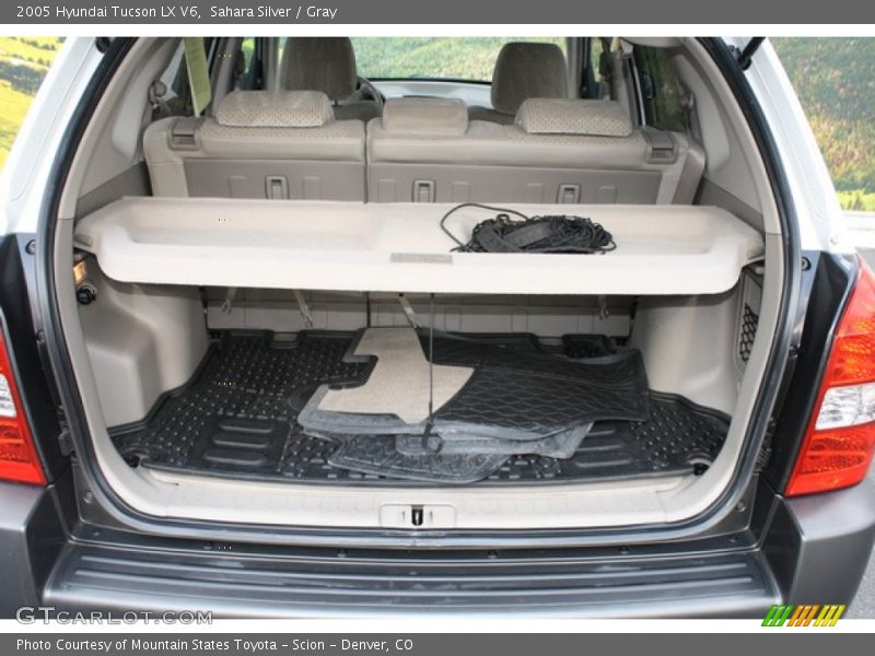Sahara Silver / Gray 2005 Hyundai Tucson LX V6