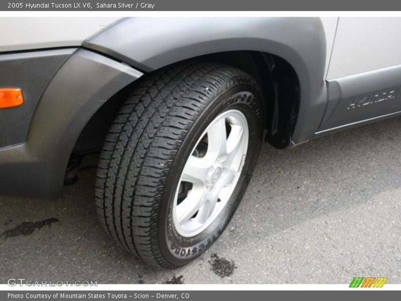 Sahara Silver / Gray 2005 Hyundai Tucson LX V6