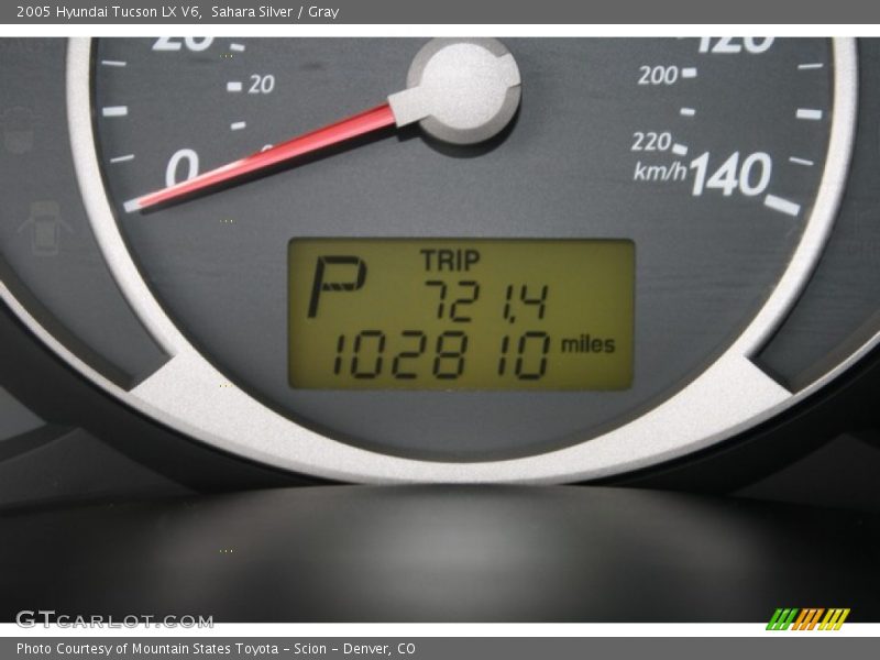 Sahara Silver / Gray 2005 Hyundai Tucson LX V6