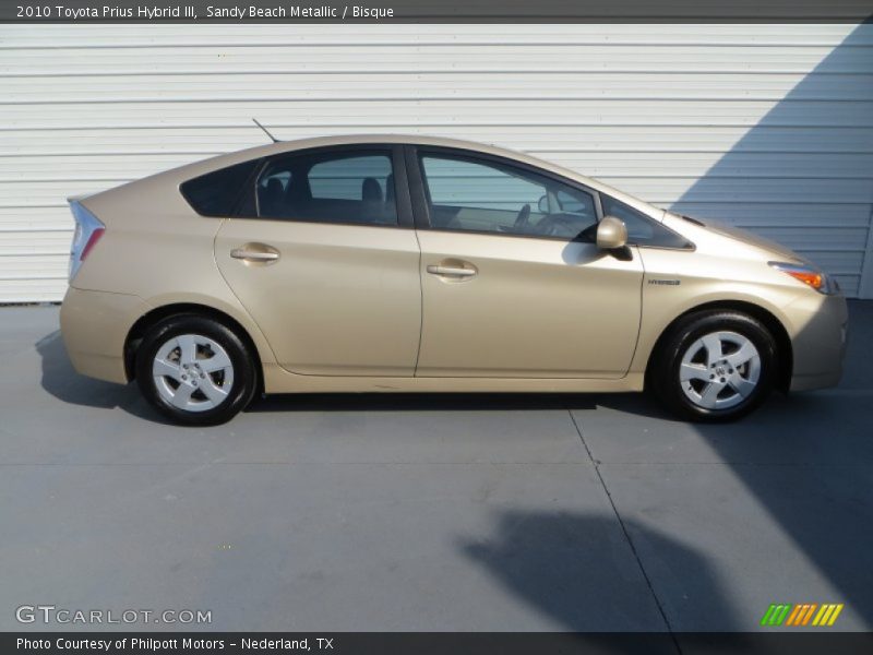 Sandy Beach Metallic / Bisque 2010 Toyota Prius Hybrid III