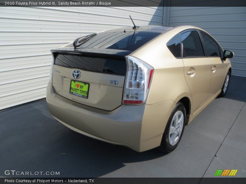 Sandy Beach Metallic / Bisque 2010 Toyota Prius Hybrid III