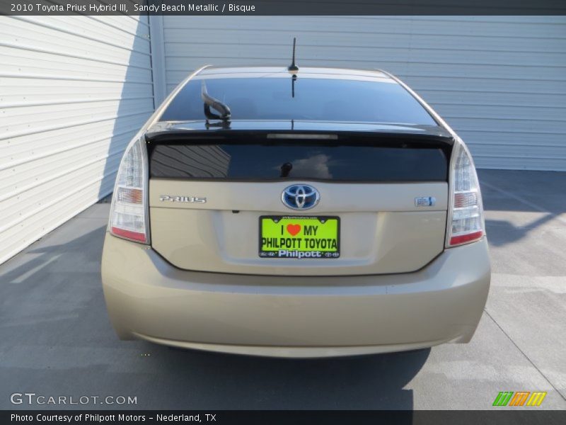 Sandy Beach Metallic / Bisque 2010 Toyota Prius Hybrid III