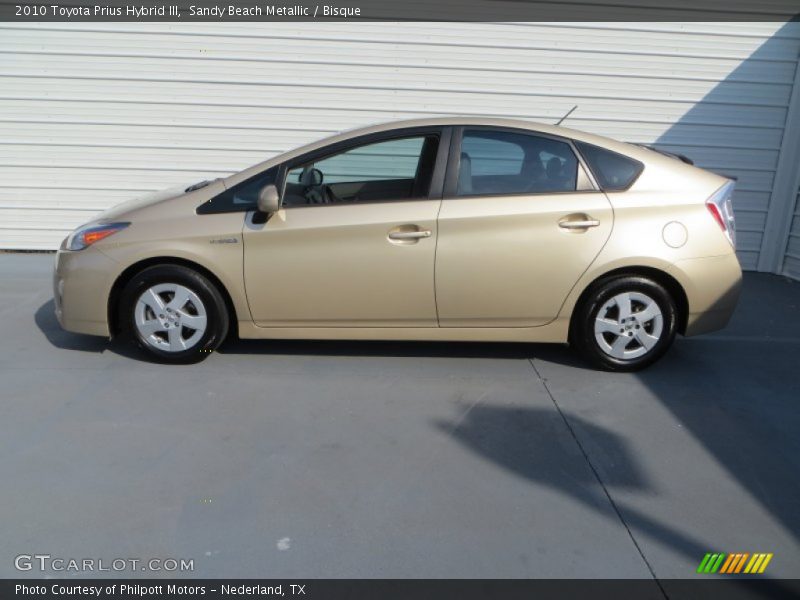 Sandy Beach Metallic / Bisque 2010 Toyota Prius Hybrid III