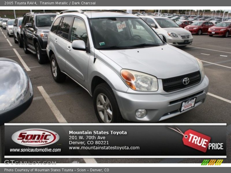 Titanium Metallic / Dark Charcoal 2005 Toyota RAV4