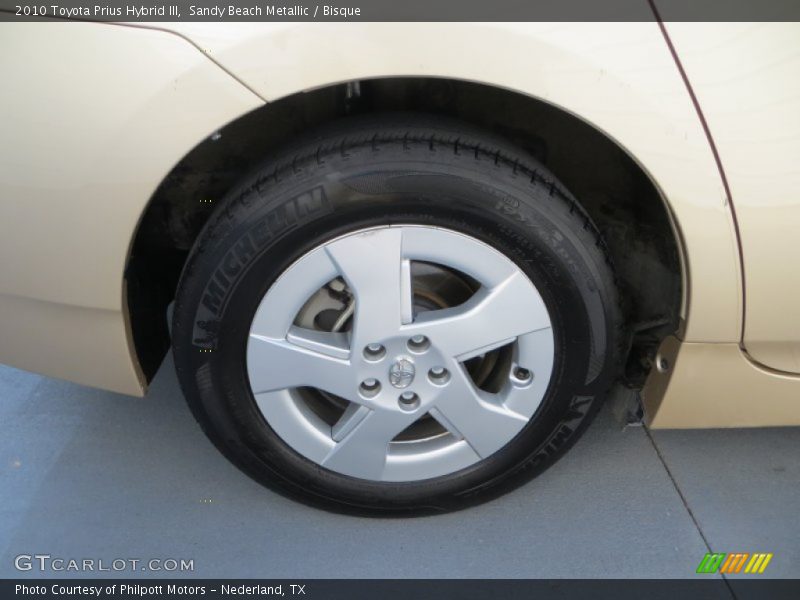 Sandy Beach Metallic / Bisque 2010 Toyota Prius Hybrid III