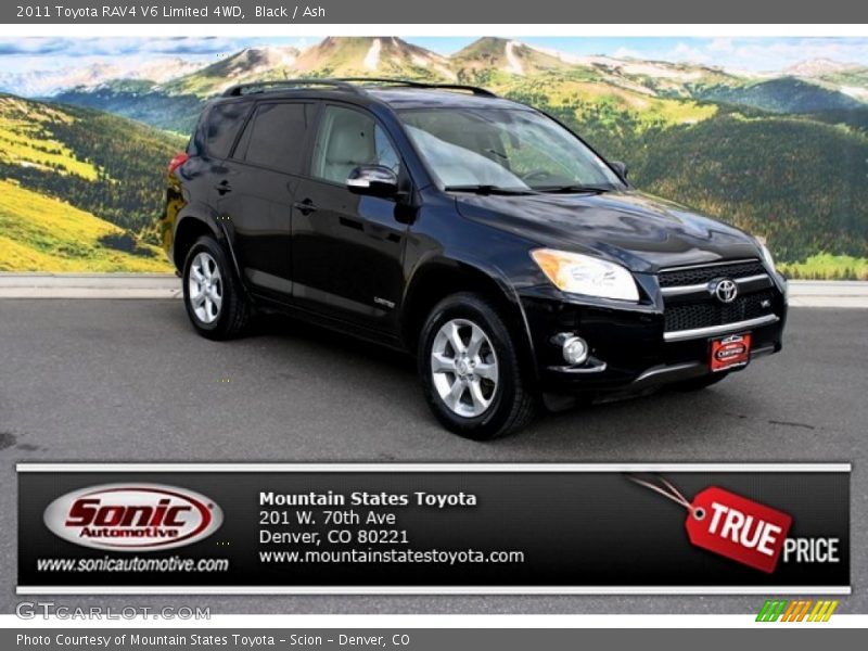 Black / Ash 2011 Toyota RAV4 V6 Limited 4WD