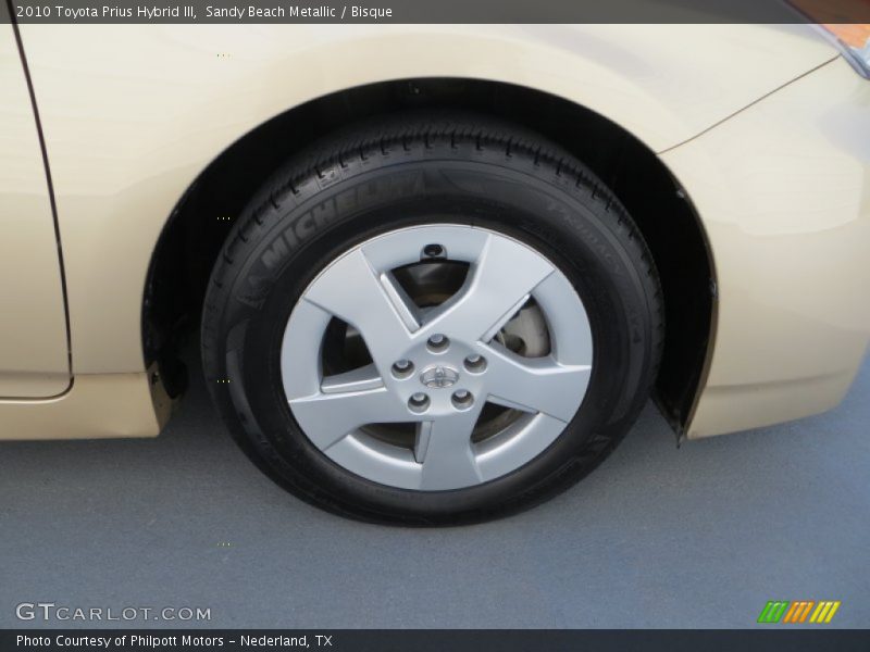 Sandy Beach Metallic / Bisque 2010 Toyota Prius Hybrid III