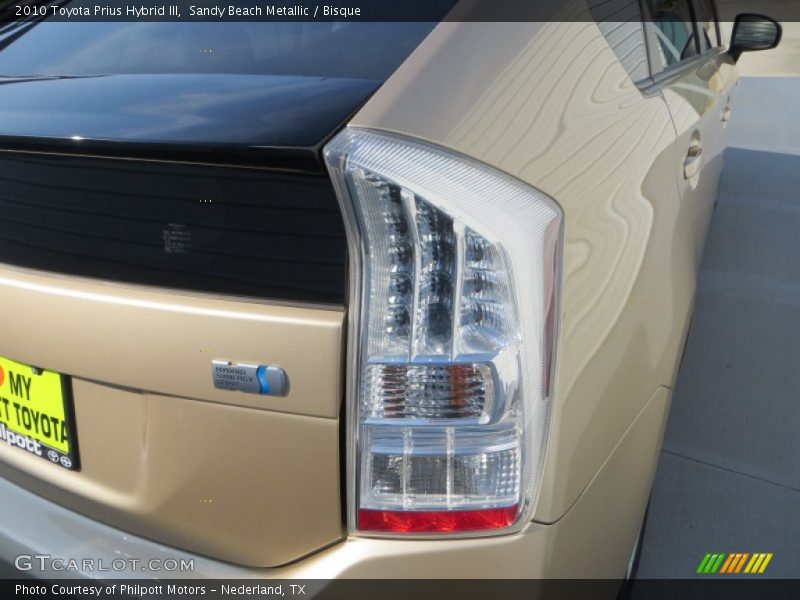 Sandy Beach Metallic / Bisque 2010 Toyota Prius Hybrid III