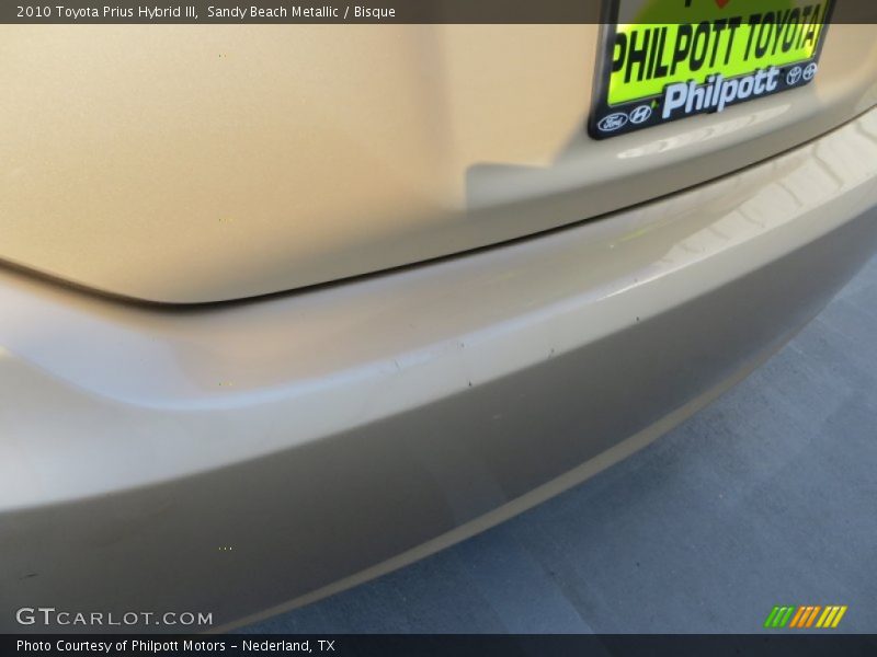 Sandy Beach Metallic / Bisque 2010 Toyota Prius Hybrid III