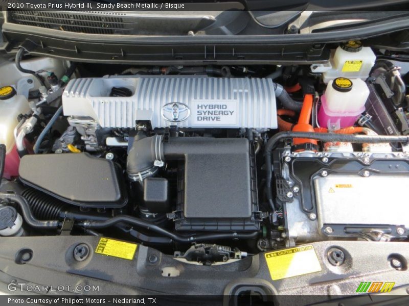 Sandy Beach Metallic / Bisque 2010 Toyota Prius Hybrid III