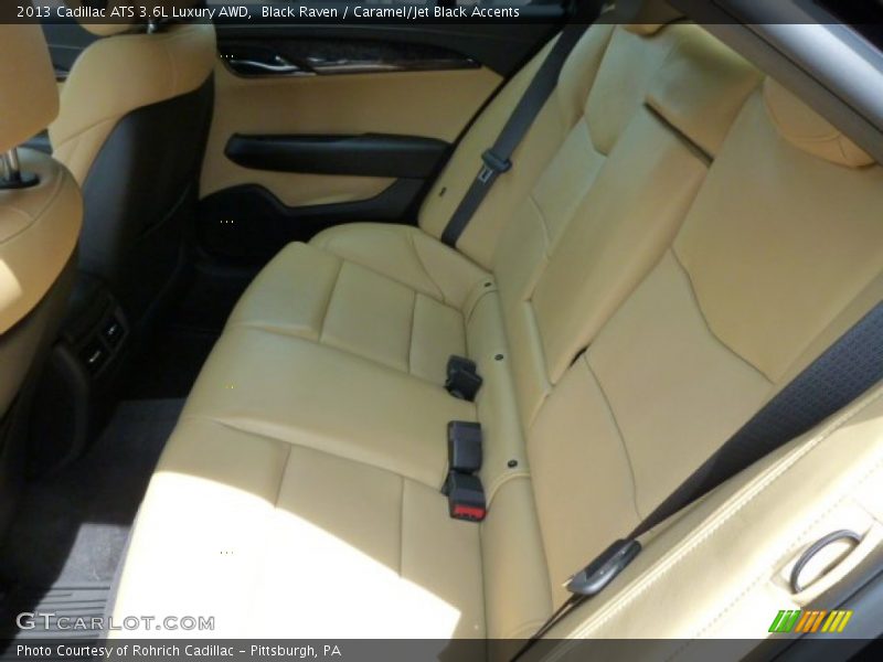 Black Raven / Caramel/Jet Black Accents 2013 Cadillac ATS 3.6L Luxury AWD