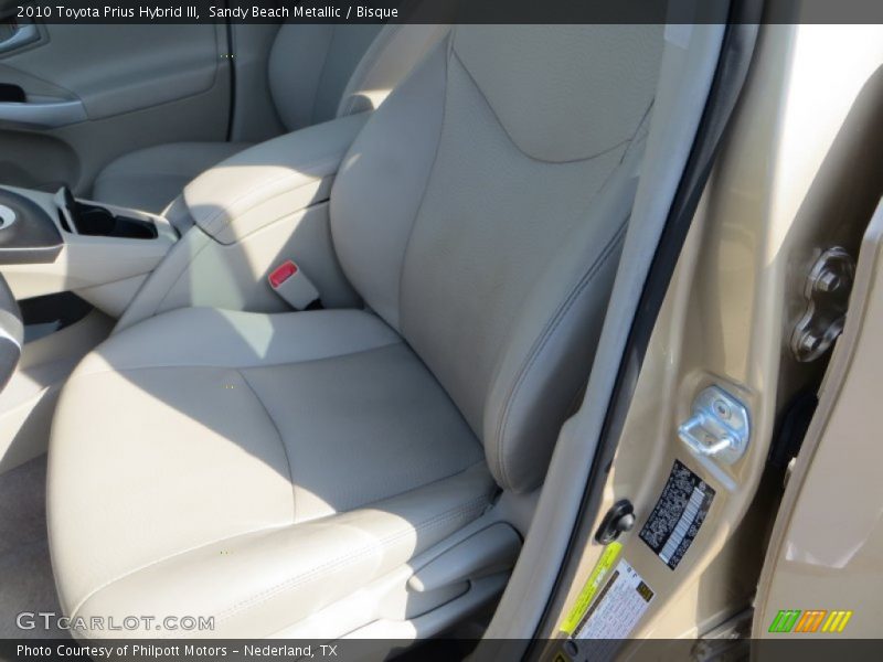 Sandy Beach Metallic / Bisque 2010 Toyota Prius Hybrid III
