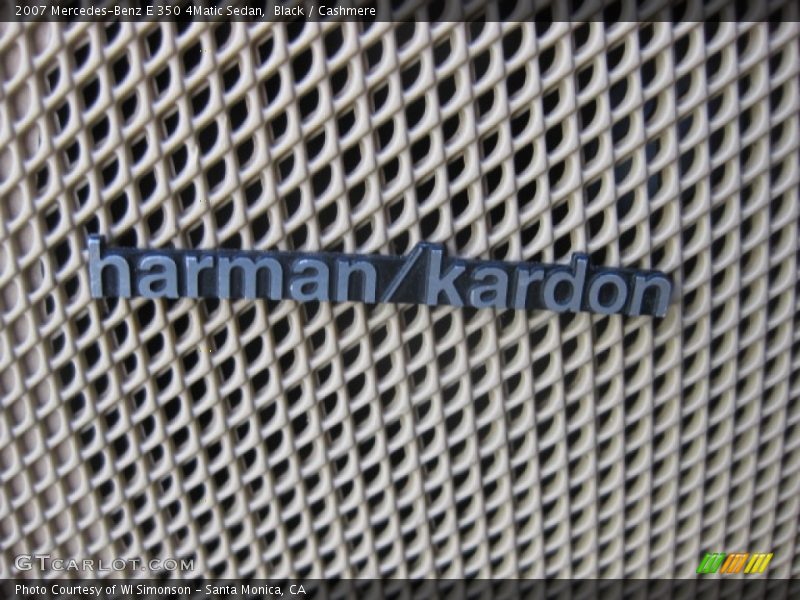 Black / Cashmere 2007 Mercedes-Benz E 350 4Matic Sedan